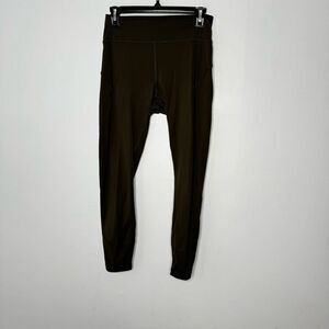 Lululemon olive green leggings size 8
